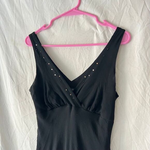 Vintage 90s Y2k Asymmetrical Prom Dress 8 Fairy Grunge Dark Romance Formal - Picture 2 of 8